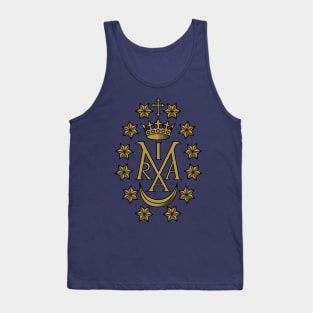 Miraculous Medal Maria Insignia Tank Top